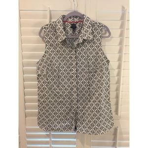 Talbots sleeveless blouse
